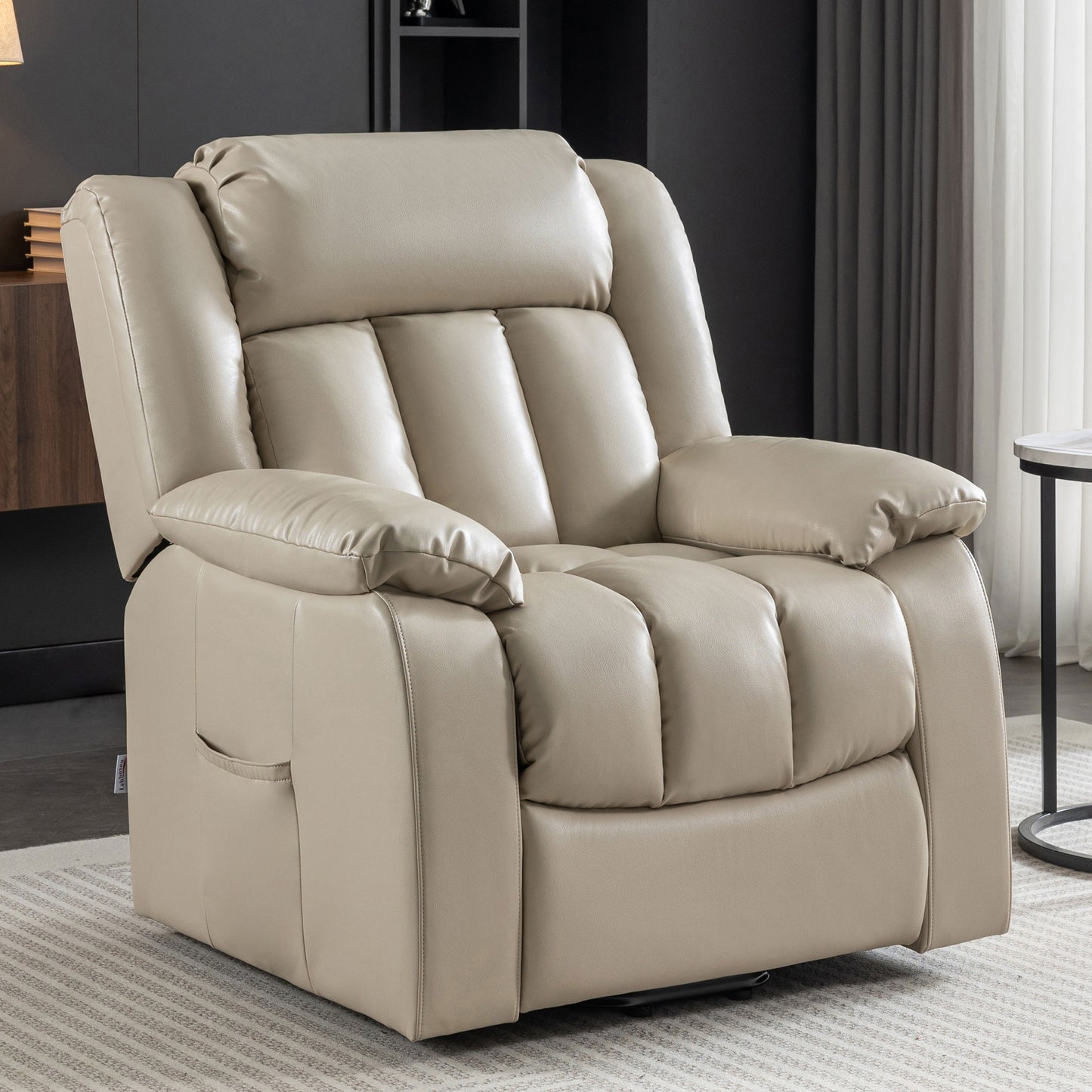 Sophia (Beige) Faux Leather lift chair recliner